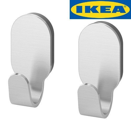 IKEA BROGRUND Крючки металлические Икея БРОГРУНД, комплект из 2 штук
