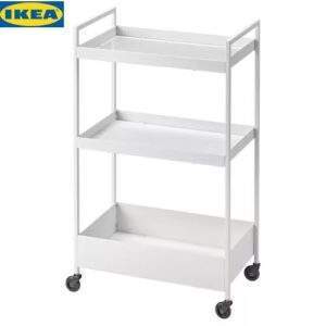 IKEA NISSAFORS Тележка, белая,50,5х30х83см