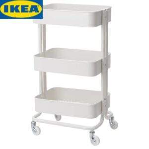 Тележка сервировочная IKEA RASKOG, белая, 35x45x78 см