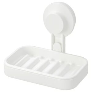 Мыльница с присоской IKEA TISKEN, белая