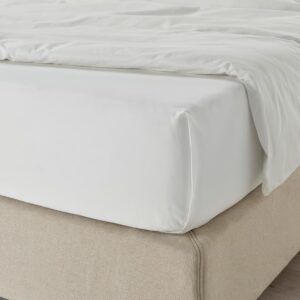 Простыня IKEA DVALA , белый, 150x260 см